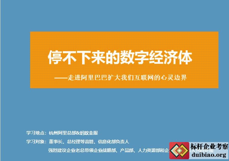 考察阿里數(shù)字化轉(zhuǎn)型