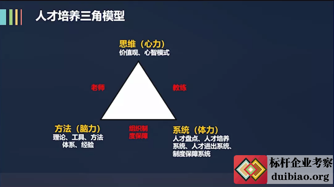 阿里鐵軍人才培養的三角模型